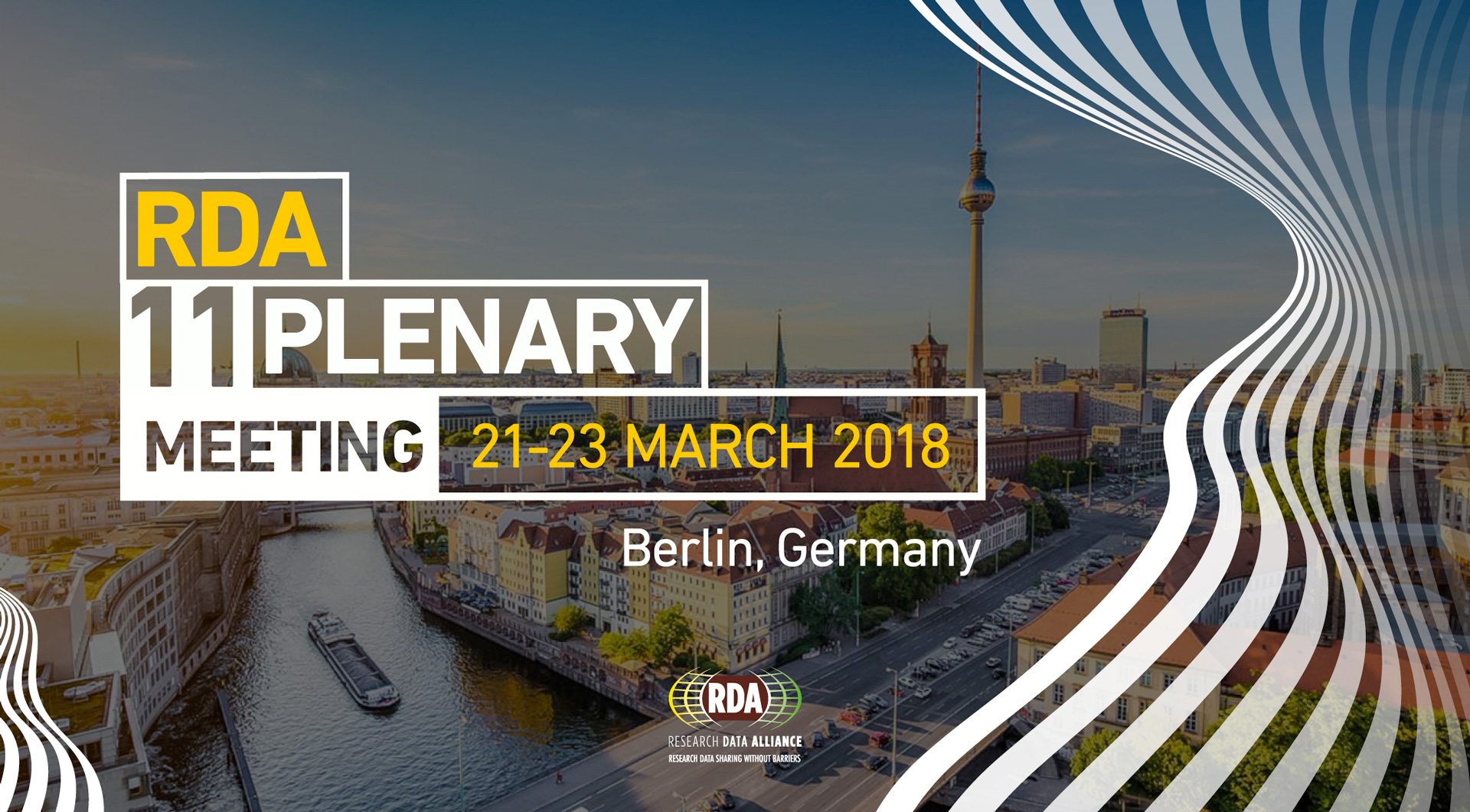 RDA 11th Plenary Meeting (21-23 March 2018, Berlin, Germany)